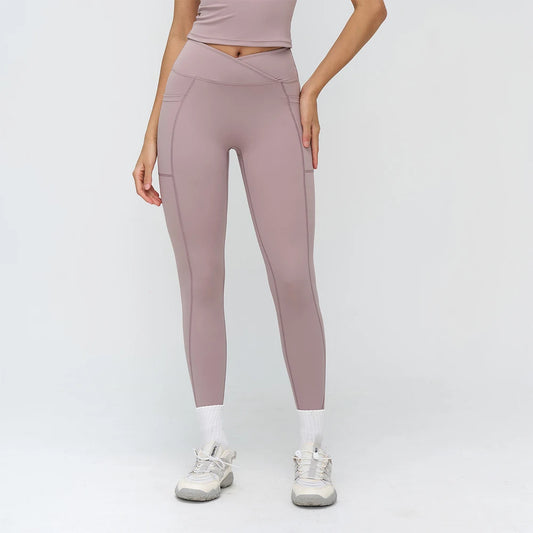Cintura alta yoga leggings push up