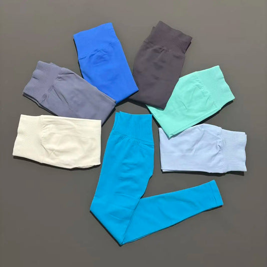 Calças Legging de Yoga Sem Costura