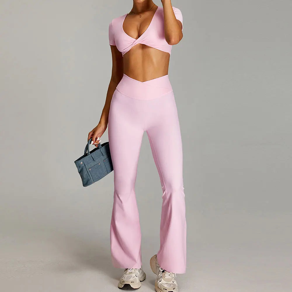 Conjunto de Yoga Feminino - 2 Peças