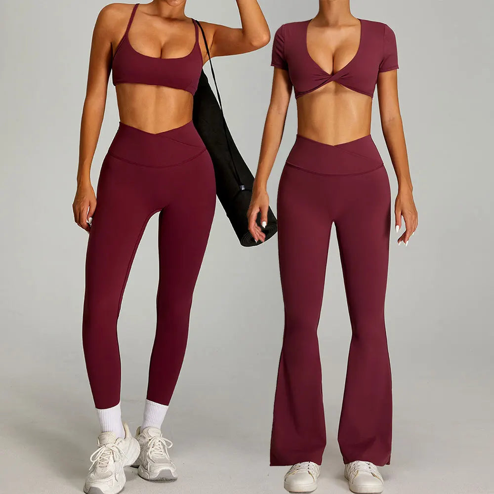 Conjunto de Yoga Feminino - 2 Peças