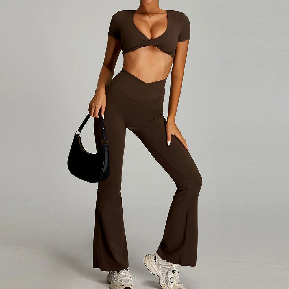 Conjunto de Yoga Feminino - 2 Peças