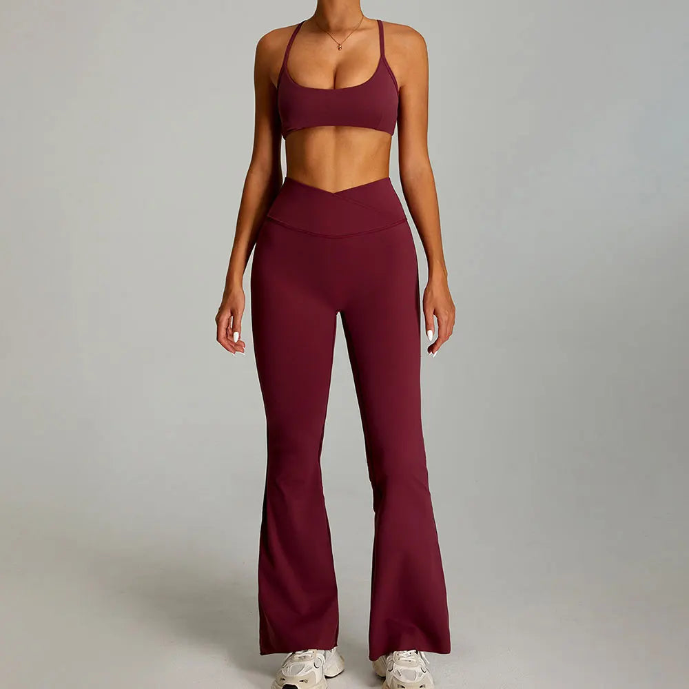 Conjunto de Yoga Feminino - 2 Peças