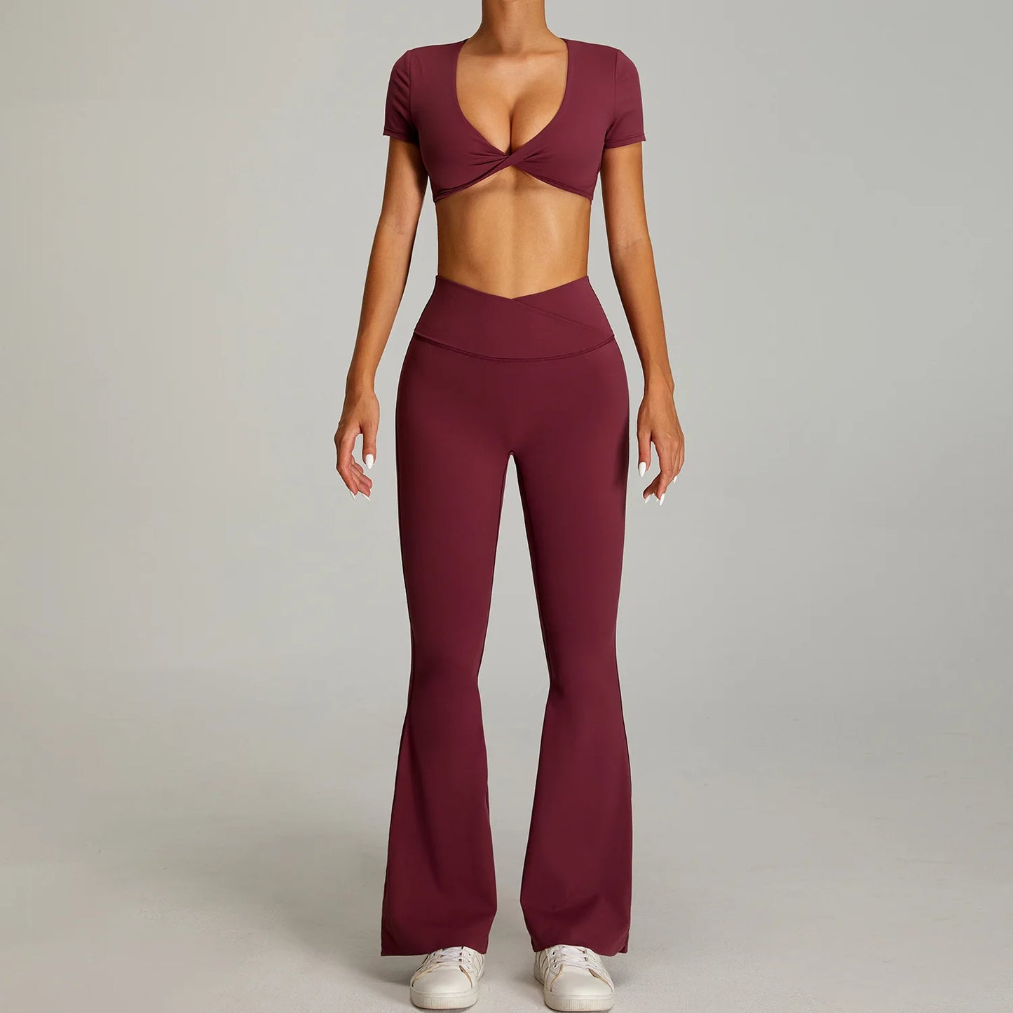 Conjunto de Yoga Feminino - 2 Peças
