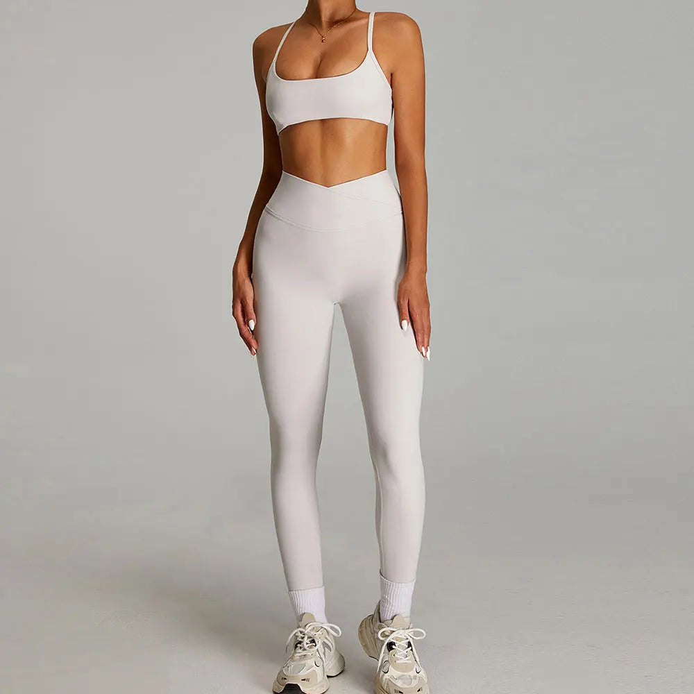 Conjunto de Yoga Feminino - 2 Peças